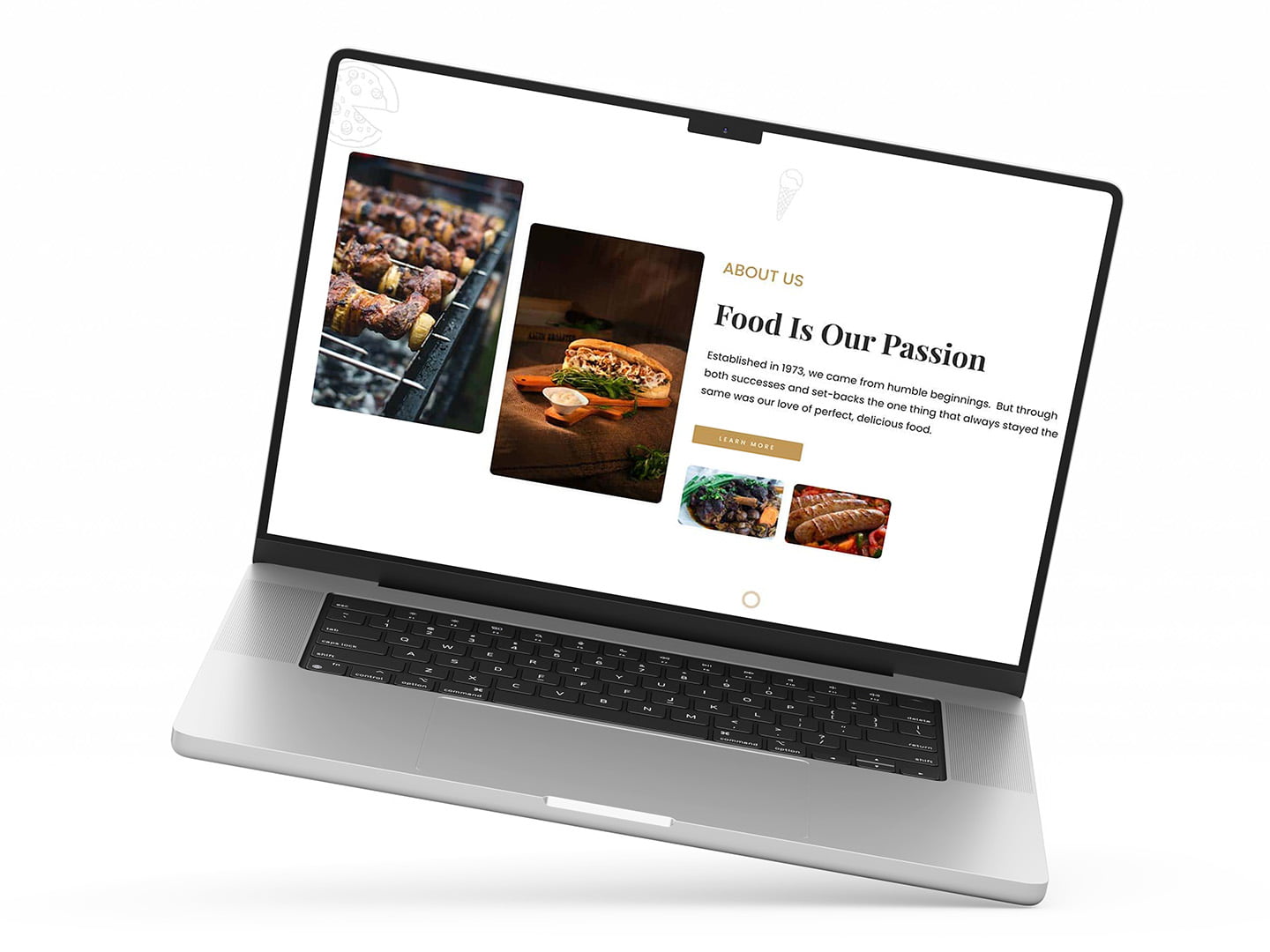 HiJack Web Design Portfolio Example Restaurant