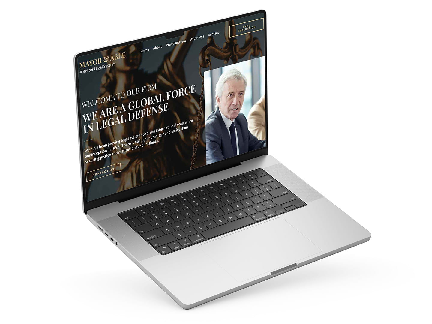 Portfolio Web Design Example Law Firm