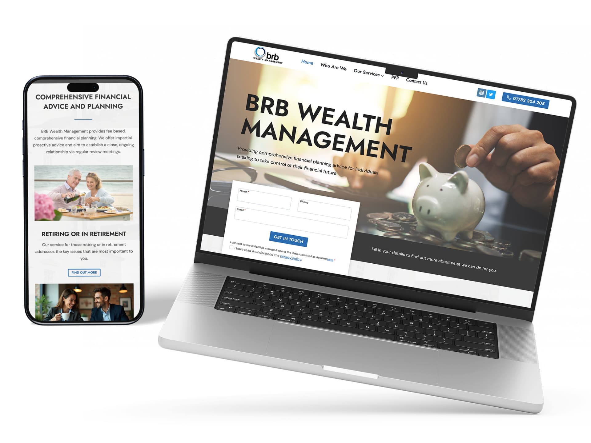 HiJack Web Design Portfolio BRB Wealth Management
