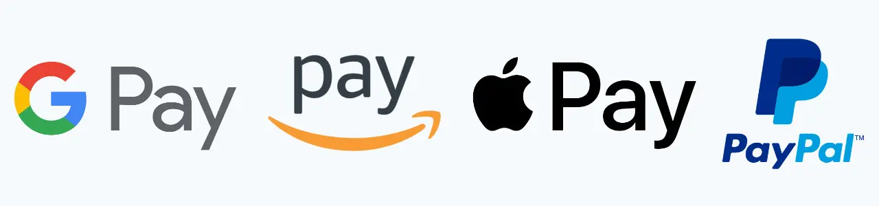 Payment providers accepted by HiJack Web Design include Google Pay, Amazon Pay, Apple Pay, and PayPal